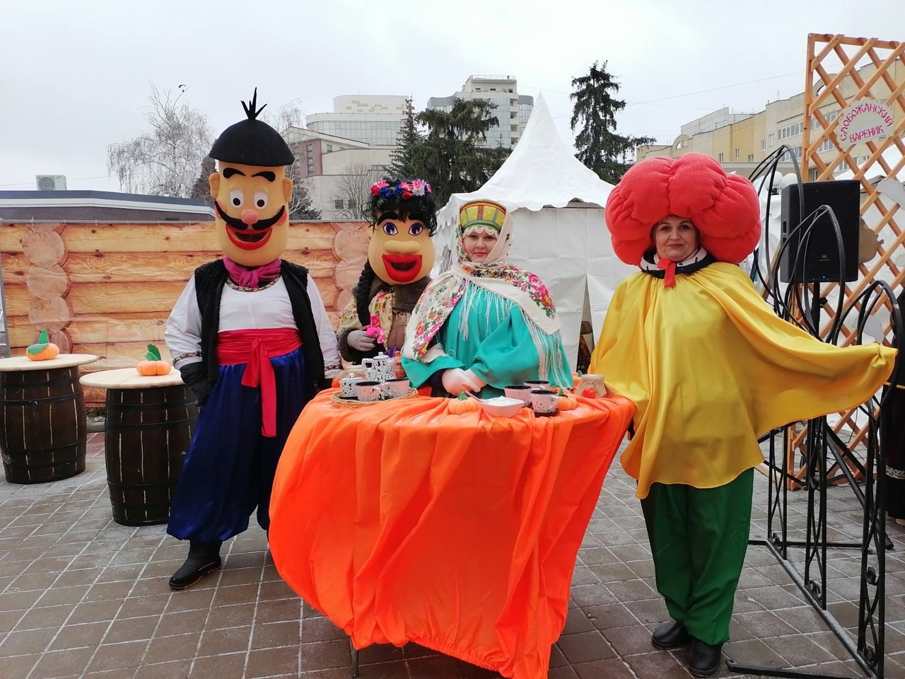 Участие в фестивале вареников в Белгороде.