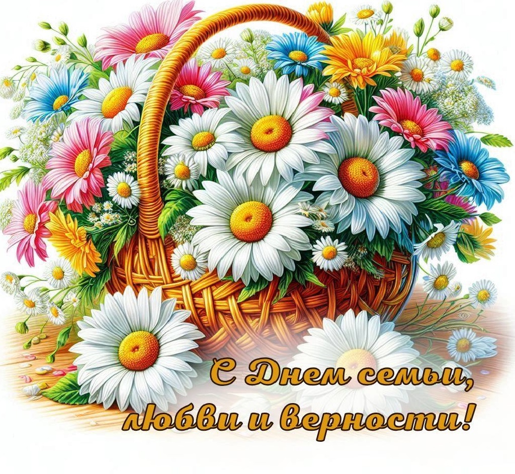 С Днем семьи, любви и верности.