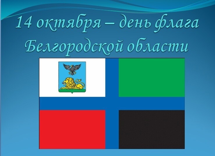 14 октября отмечается День флага Белгородской области..