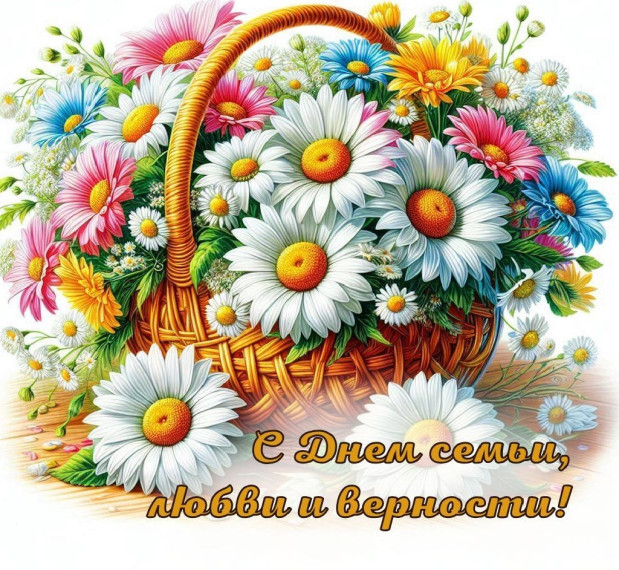 С Днем семьи, любви и верности. С Днем семьи, любви и верности.